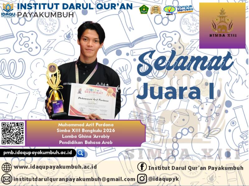 Juara 1 Lomba Ghina ‘Arrabiy Simba XIII Bengkulu 2026 